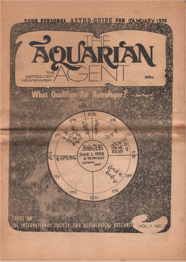 Обложка "The Aquarian Agent"